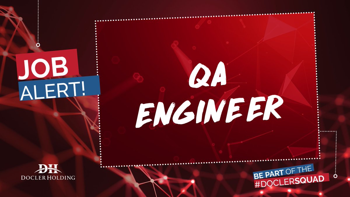 DoclerHoldingLU's tweet photo. ๐ฃ WE'RE HIRING ๐ฃ
Our team is looking for a QA ENGINEER. Be part of the #DoclerSquad !
https://t.co/g9pYq61SD4
#docler #qaengineer #qaengineering #IT #DoclerSquad #JobAlert #officelife #weareDocler #hiring #Luxembourg #HiringNow #officejobs #doclerholding https://t.co/YefMauaqY0