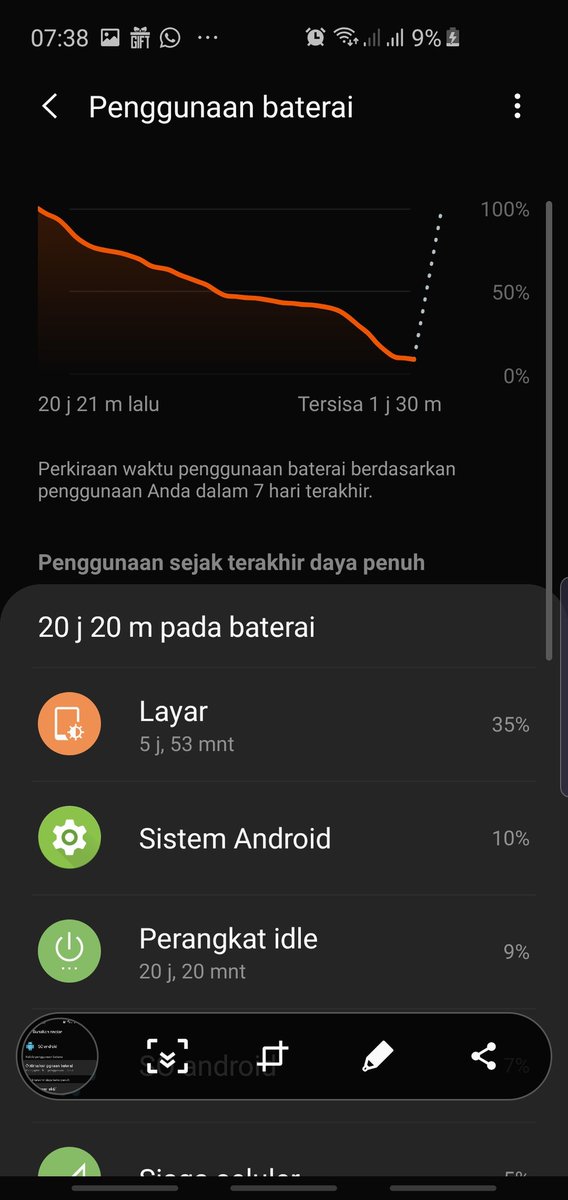 aguscwid's tweet image. Much better.....
#screenontime #standbytime #s10e #s10ebattery @SamsungMobile @samsungID