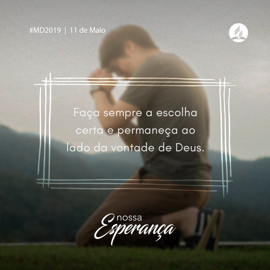 prertonkohler's tweet photo. Apenas quando obedecemos aos planos de Deus encontramos prazer em servir não onde queremos, mas onde Ele necessita. Estaremos no lugar certo, cumprindo a missão certa e alcançando os resultados certos. #NossaEsperança #MD2019 #PrimeiroDeus https://t.co/ijD5vyH5PK