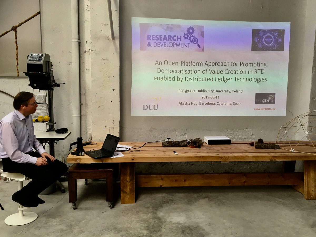 Prof. Jens Ducrée <a href="/ducree/">Jens Ducrée</a> from @DublinCityUni &amp; <a href="/FPCatDCU/">FPC@DCU</a> on how open-platform approaches &amp; standards will promote value creation and how blockchain will help. #decentralising_science #steps19 #blockchainforscience #letsdothis