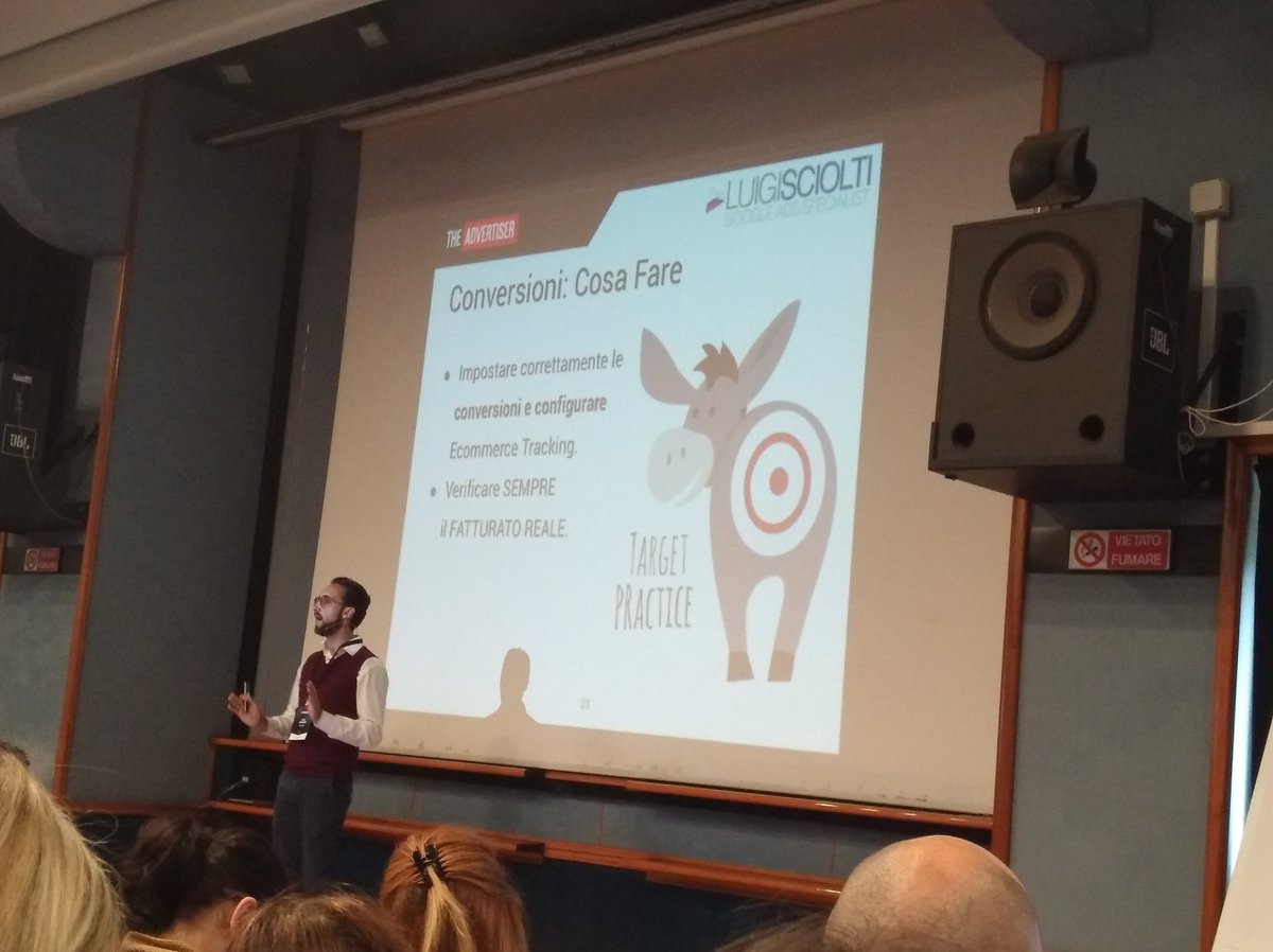 Ricordiamoci sempre di tracciare tutto, serve ad educare l'automatismo di Google Shopping.
<a href="/LuigiSciolti/">Luigi Sciolti</a> #theadvertiser