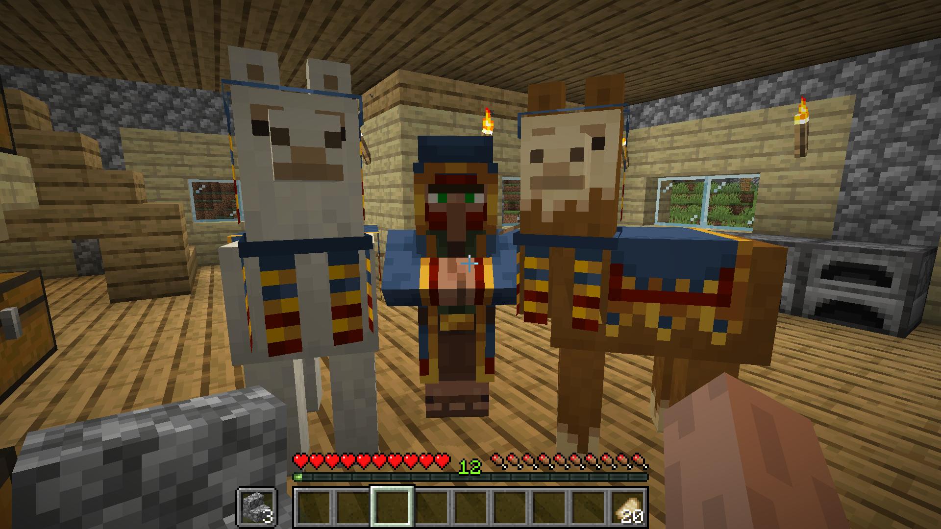 板上 行商人が家を訪ねてきたw せっかくなのでスイカの種を買った Minecraft