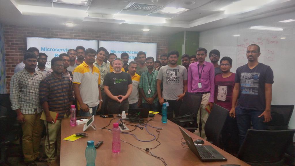 tsaravanan's tweet photo. It was great meeting u @christianhujer Thanks a lot for the wonderful session.  Looking forward to have more talks with TECHPOD 😊

#meetup
#techpod
#christianhujer
#microservices 
#chennai
#wolterskluwer
#software
#java https://t.co/rOWdN7KW2O