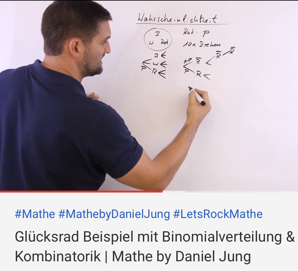 DanielJungEDU's tweet photo. Glücksrad Beispiel mit Binomialverteilung & Kombinatorik:
https://t.co/UkTqwq8vEX
Über 2200 Mathetutorials:
https://t.co/jOSYSeH1WB
#stochastik #mathe #mathebydanieljung #mathematik #mathetutorial #mathevideo #lernvideo #mathehilfe #lernen #bildung https://t.co/czyf1K944f