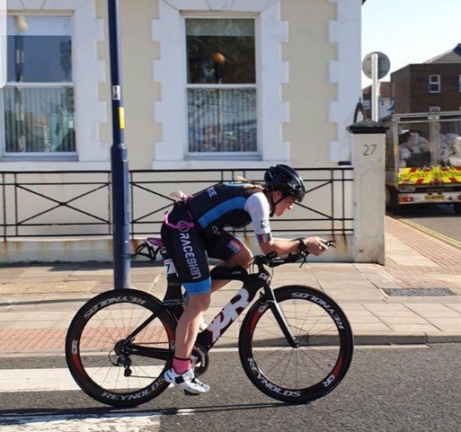 Another great <a href="/endurance_hub/">Endurance Hub</a> athlete showing the kit off in all its glory #Victoria'Cookie'Ayriss
She got second overall at #PortsmouthDuathlonSeries
Well done Cookie!!!! 
<a href="/PortsmouthTri/">PortsmouthTri</a>