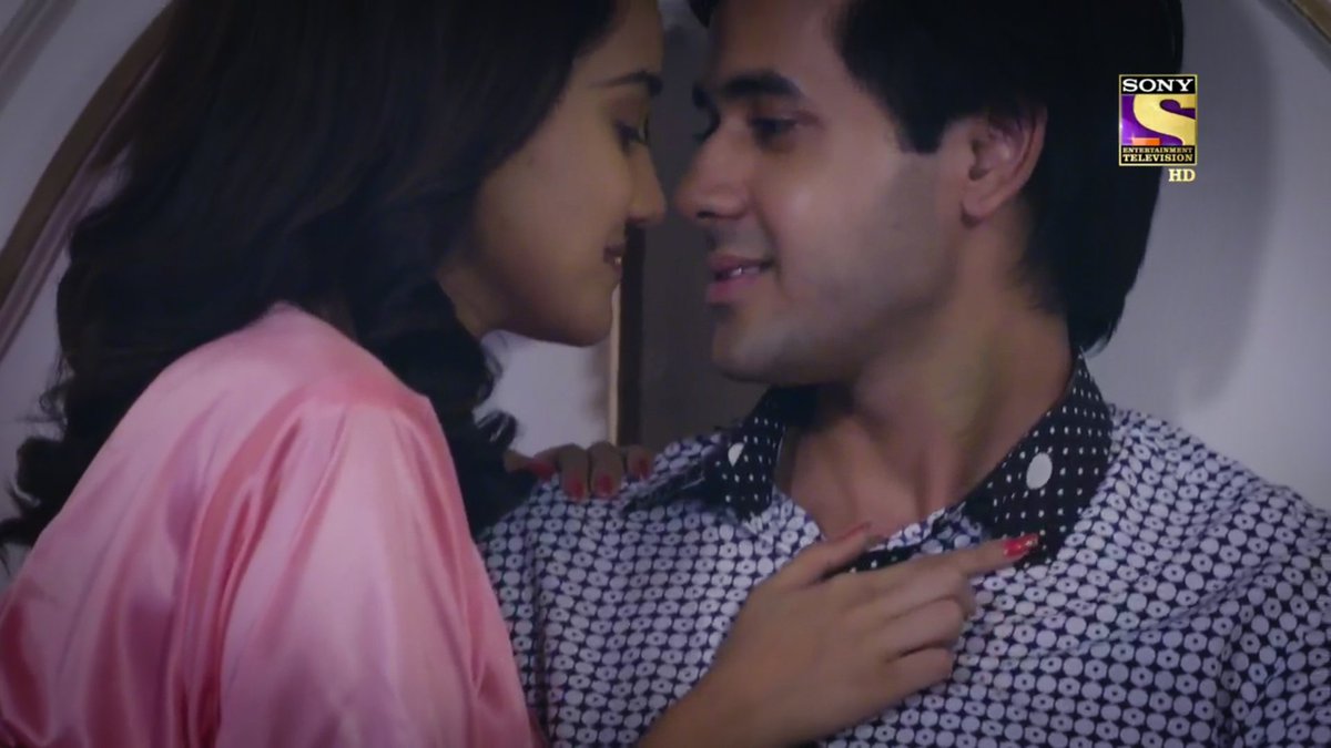 pulling her onto him and just staying close together  #YehUnDinonKiBaatHai
