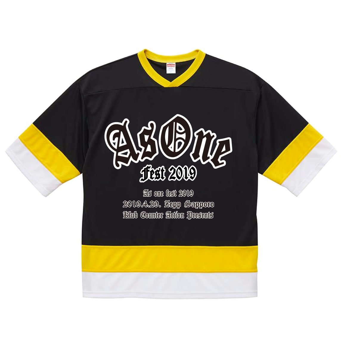 ASONEFEST's tweet photo. 明日締切!【Web限定グッズ最終受付中】
AS ONE FEST 2019オフィシャルグッズ最終受付中!
今回の受付で販売終了となります。(締切 : 5月12日)
お忘れなくお申し込みください。
商品詳細・ご購入は⇒https://t.co/aWqk5gKG5w
#AsOneFest2019 https://t.co/9vdmSybp7B
