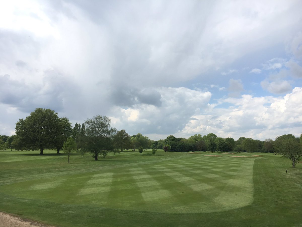 JordanBird3's tweet image. The Course is looking absolutely stunning for the next big event on the @rmsgc_course calendar today. Golfers off at 08:30 and with a double cut and a roll we have green speeds of 10.8ft 💥🔥 all of the hard work and hours paying off !! #teamworkmakesthedreamwork #proudmanager