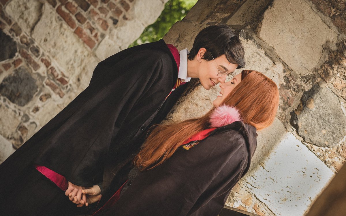 Harry x Ginny.Harry Potter.Models l. 4 bertxio. #photoshooting. 