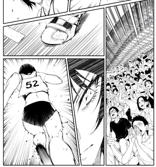 動きのないラブコメ描いてると、こういうコマがめちゃくちゃ描きたくなるし、描いてて楽しい…(´ρ`) 