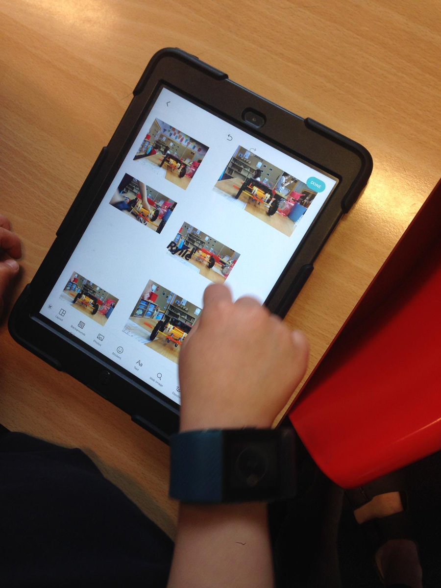 LadybankPS's tweet photo. P2/3 have been using pic collage to document their learning about simple machines! They added videos, pictures and text to show off their creations. #technologyforlearning #sharingourlearning https://t.co/OpLw00JgH2