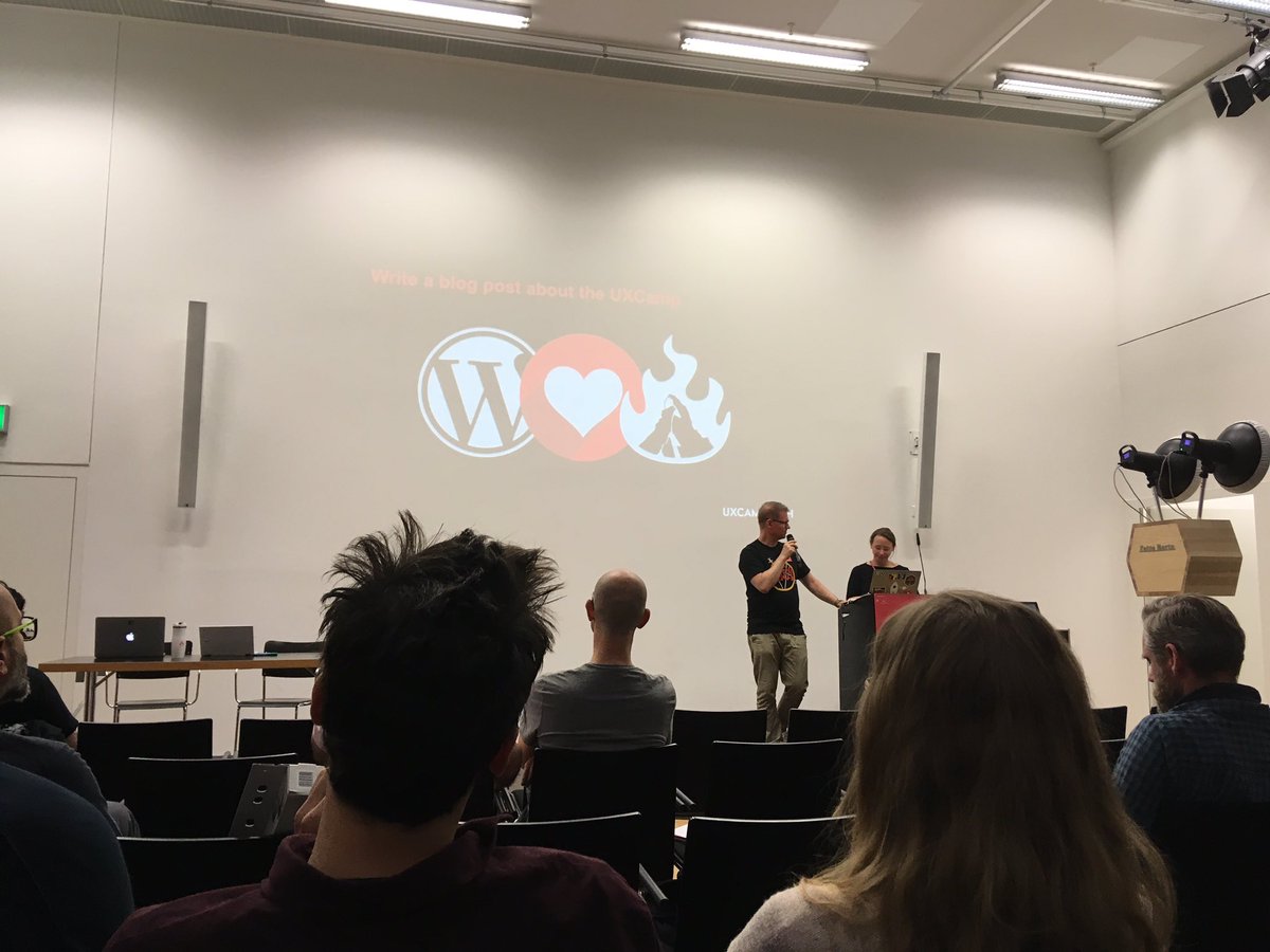 karlafernandes's tweet photo. #UXcampCH starting 🎉🎉🎉 https://t.co/uX79eR3wlI