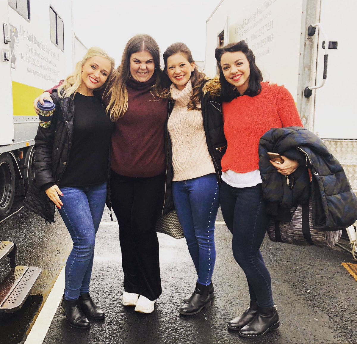 Had a brilliant couple of days filming for ‘Scarborough’. All the cast &amp; crew have been so lovely, one of the nicest productions I’ve ever worked on. And it was a bonus that were able to catch up with our old friend Gina whilst working there! 😄 #Scarborough <a href="/ScarboroughBBC/">ScarboroughBBC</a>