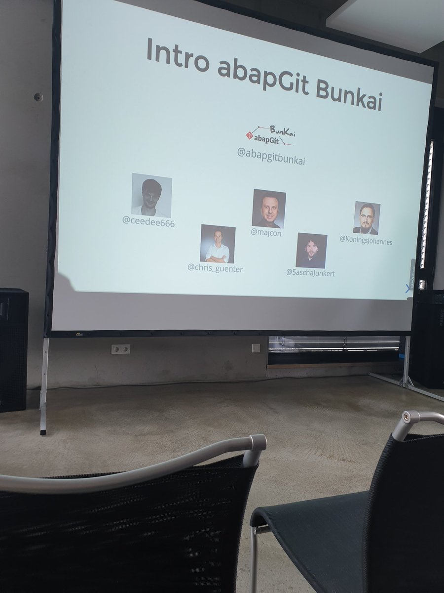 WachterSascha's tweet image. #abapGitBunKai is about to start👨‍💻