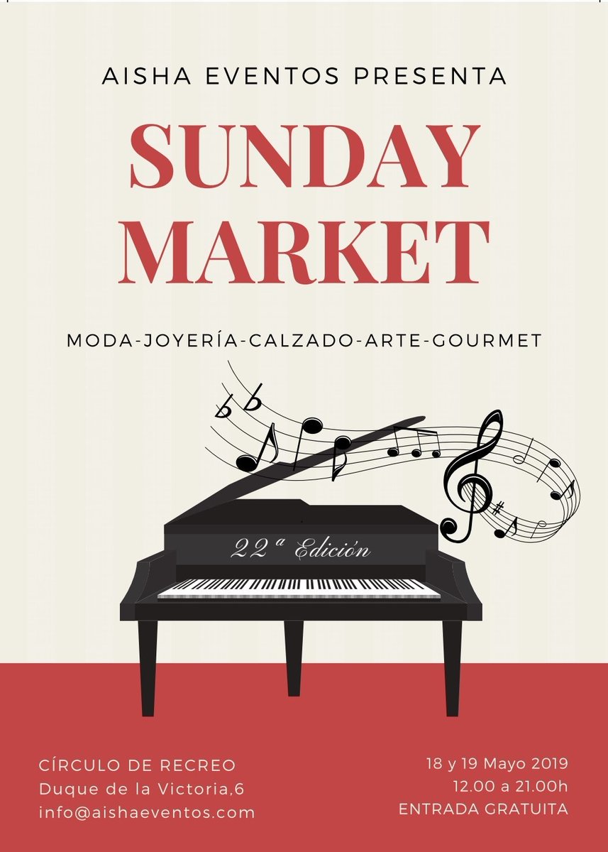 Volvemos! 22 Edición! 📆18 y 19 Mayo en📍 #circuloderecreo. Organiza <a href="/Aishaeventos/">Aisha Eventos</a> Info en info@aishaeventos.com  #valladolid #moda #joyeria #calzado #decoracion #arte #productosgourmet #eventos #compras #regalos