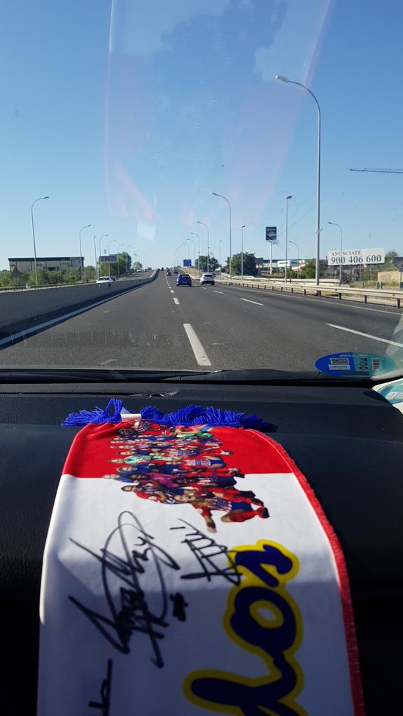 Vamos que nos vamos!!! #RoadToGranada 🔴⚪🔴⚪