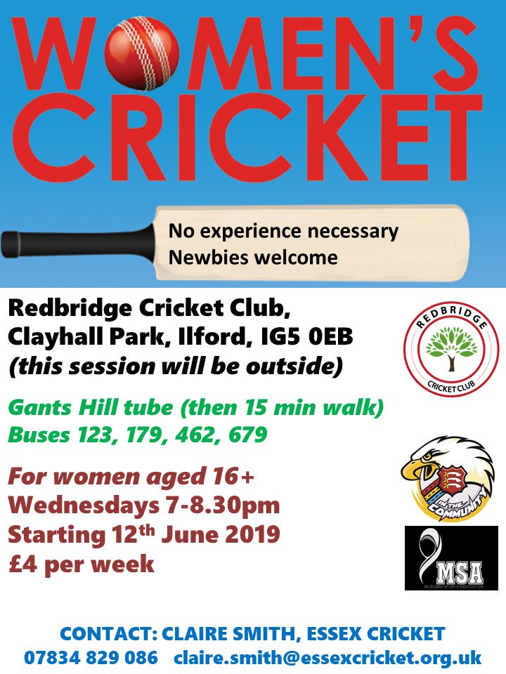 Womens cricket coming soon at Redbridge CC