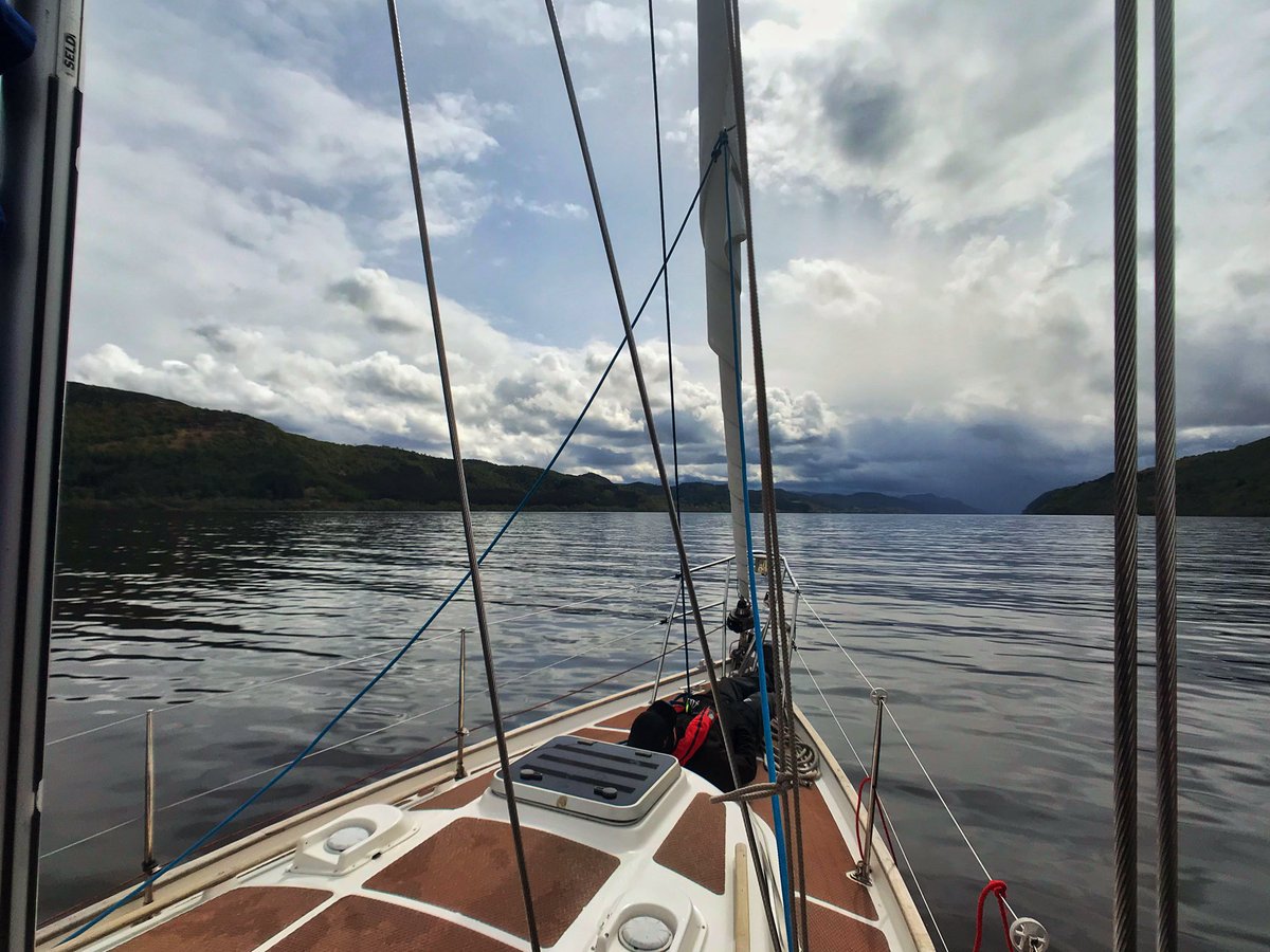 8RIFLES's tweet photo. The 8 RIFLES sailing expedition sets off from Fort Augustus this morning. What a view to wake up to!#NoOrdinaryJob #LochNess https://t.co/2JJM0eglJA