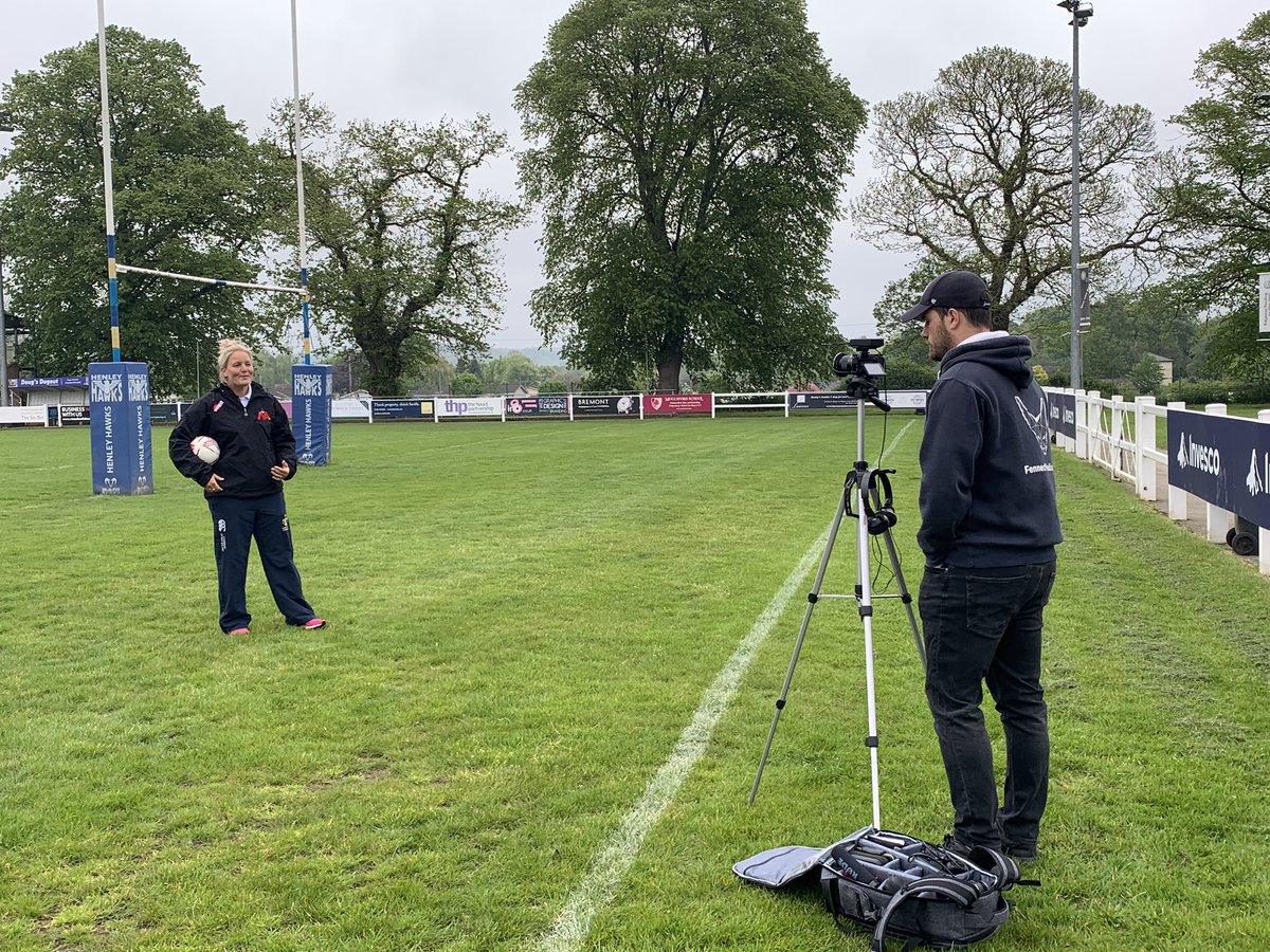ruggachick7's tweet photo. Not a typical Saturday morning. Filming games and coaching. #fabcoaches #@TheMagicAcad @stacialong @FletcherRugby @russellearnshaw #coachingthroughgames https://t.co/YObiz8Pwem