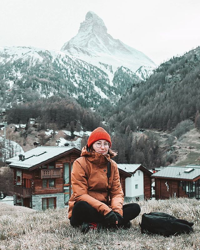 iamkoa's tweet photo. " ... and here we see a #Mia sitting with a  #Matterhorn in the #Switzerland " - Our Planet probably not https://t.co/NZDkZzXISe https://t.co/HUo9cqHh2L