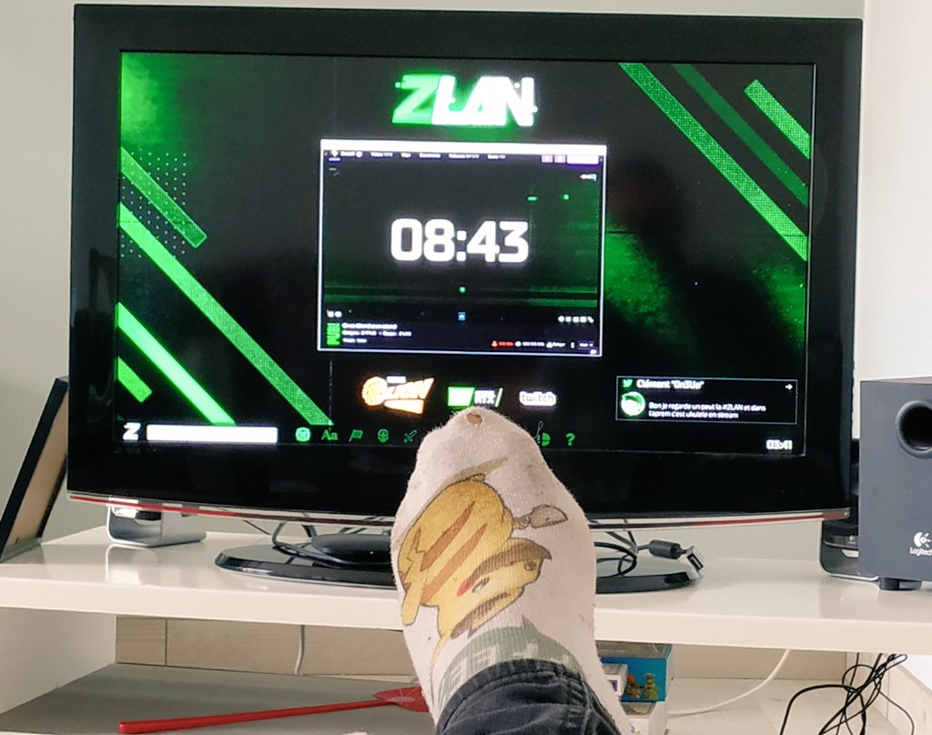 C'est bon ! Je suis prêt à vivre un grand moment de streaming ! #ZLAN