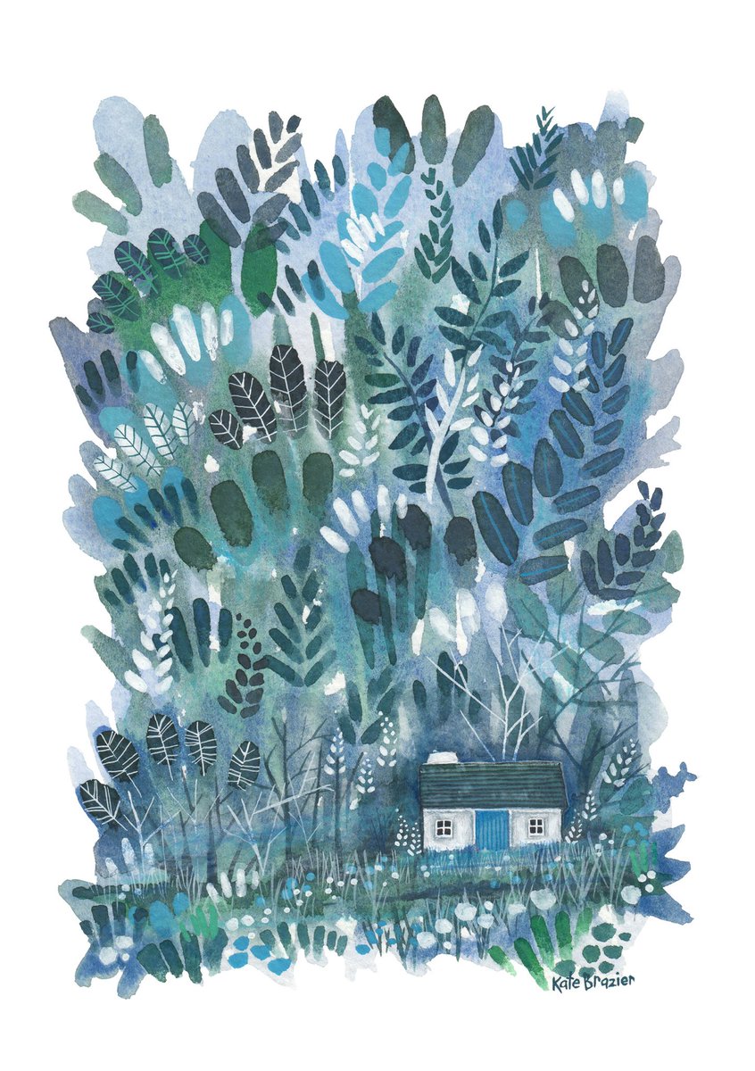 Morning @UKGiftHour I hope the sun is shining on you? Having been inspired by #RHSMalvern yesterday I am offering the first 20 editions of my new print 'Hidden Cottage' at a special price! etsy.com/shop/katebrazi… #gicleeprint #GardenersWorld #ukgifthour #UKGiftAM