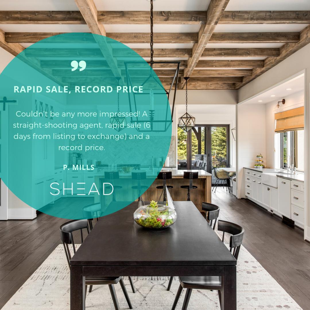 SheadProperty's tweet image. Thank you, P. Mills, we are thrilled with this achievement! 🙌 #SoldByShead #Shead