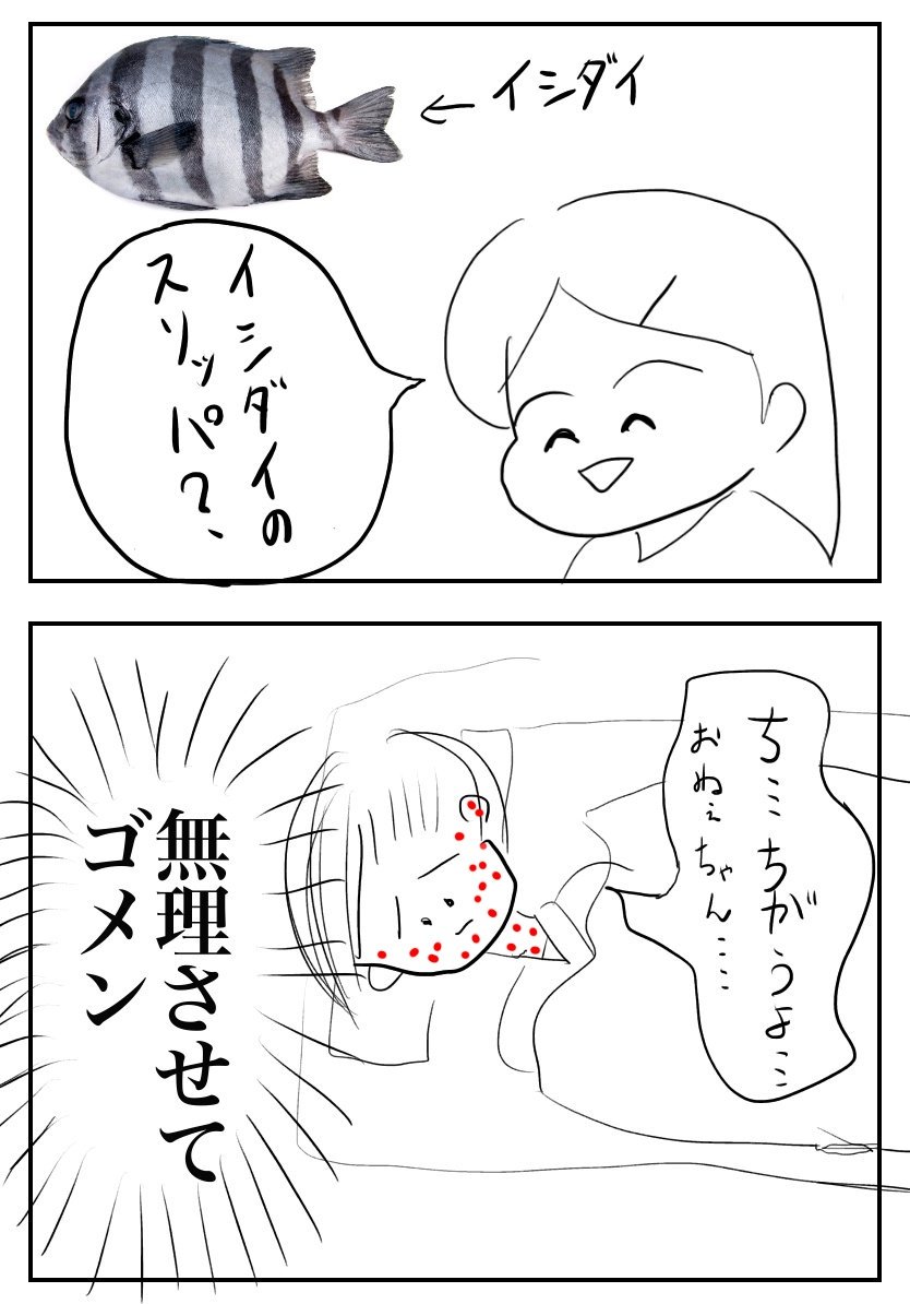 最近ゲームのおかげで魚に詳しくなったので、水疱瘡で入院した妹のお見舞いの時も会話に困らなかった。(妹は困ってた) 