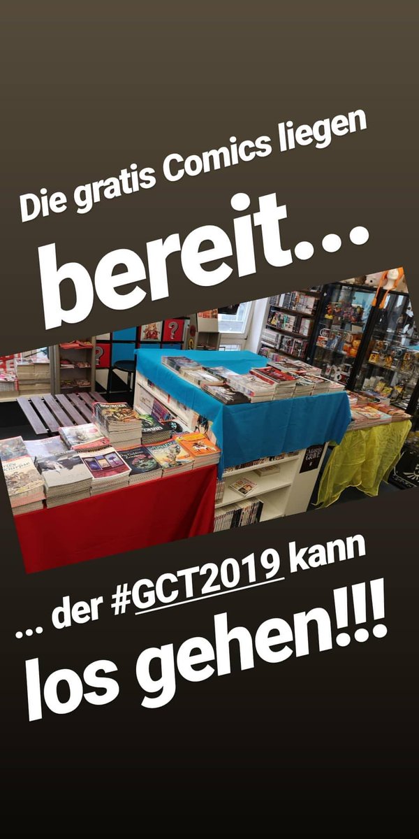 Die gratis Comics liegen bereit, der #GCT2019 kann los gehen!!!