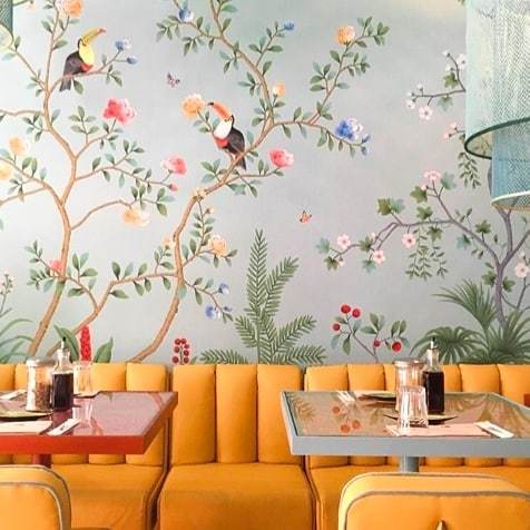 Dream Saturday brunch set-up over at <a href="/temakinho/">Temakinho</a> 😍 If you like your sustainable sushi served up on a rainbow of colour, print and pattern then head over to their bright and brilliant feed 🌈 Pretty please can we move in to one of their amazing interior… bit.ly/2vXxWUd