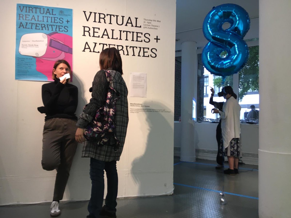 Great connections made at VR+A symposium. Thank you Olivia Chou for the fab photo!