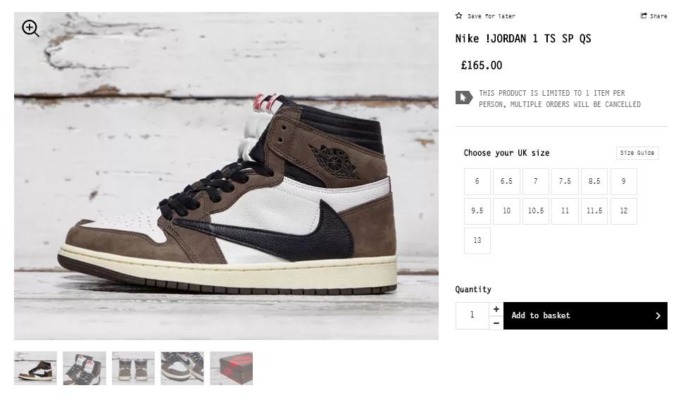 twitter travis scott jordan 1
