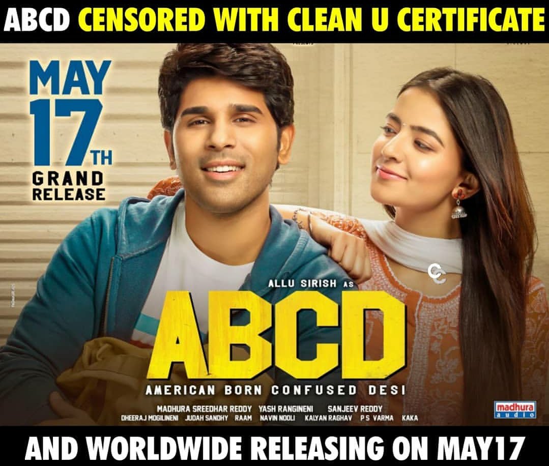 blabwithsandy's tweet photo. Clean U for #ABCDMovieFromMay17th #AlluSirish #Rukshar #BlabWithSandy @AlluSirish https://t.co/qnGd4067TS