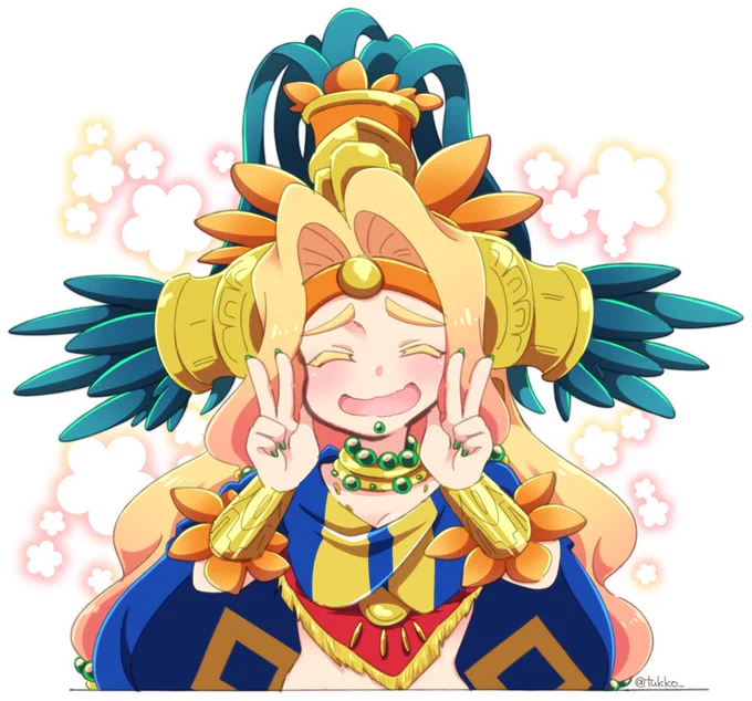 えへ顔ダブルピース 