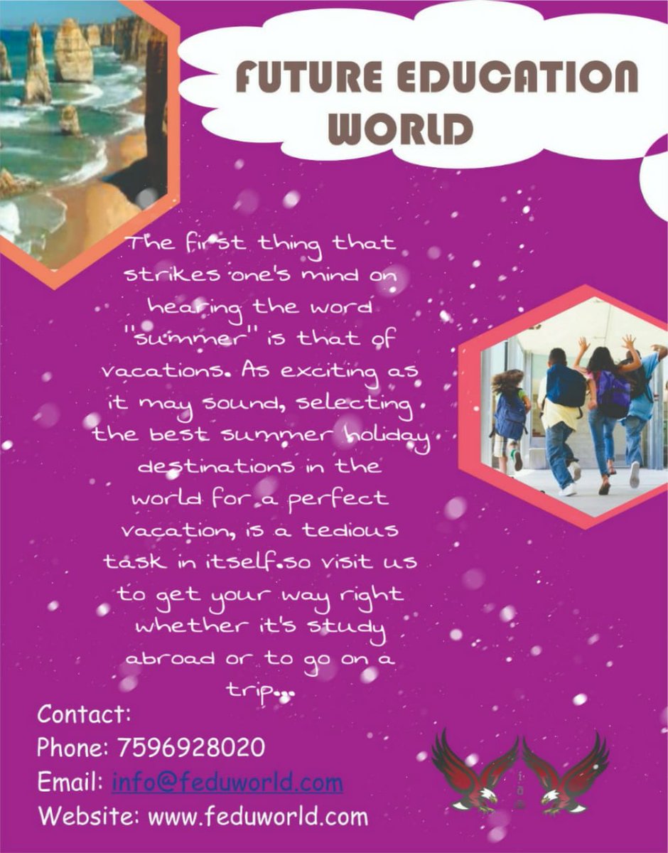 FEDUW's tweet photo. FEW
Its time to take the #right #path afterall its about your #future...
#study #studyabroad #english
#trip #summervacation #miami #SaturdayMotivation #SaturdayThoughts 
#visa #degree #courses #law #tours #hotelbooking #ticketbooking #flights https://t.co/DDFd5pCquo https://t.co/a7fZWYvmI9