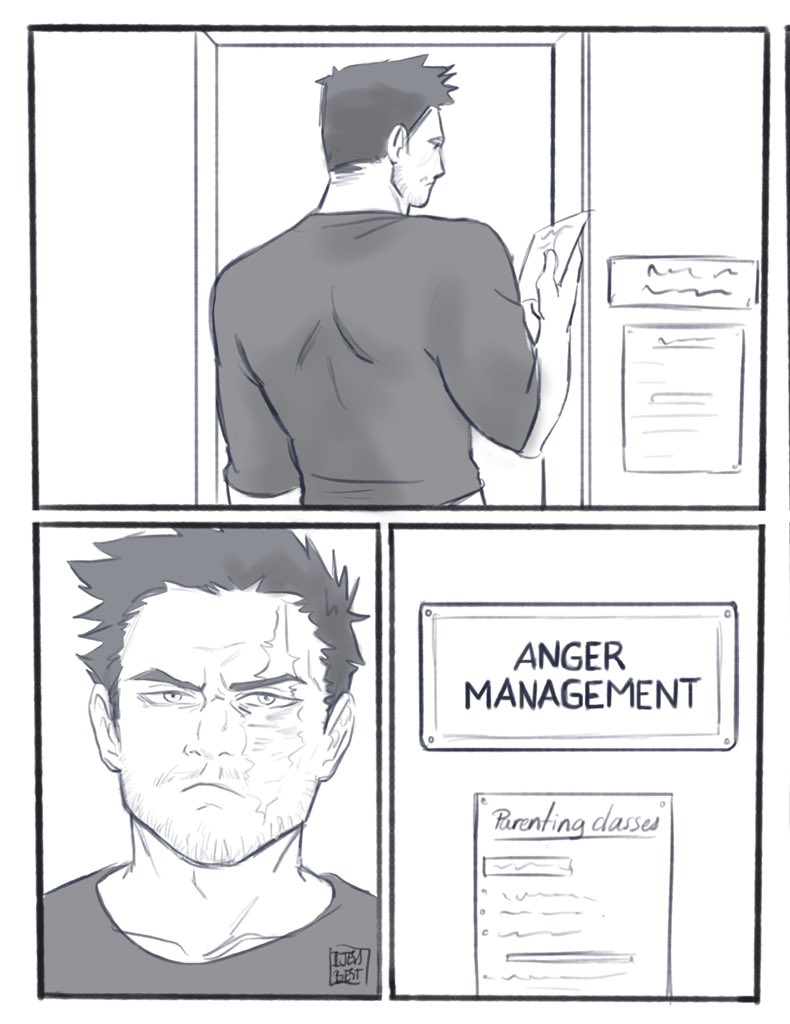 Just two anime red haired, blue eyed fire using, power hungry dads bonding other their issues.
This is the first comic voted for by my patrons a MHA Mob psycho cross over and it was really fun making it xD
#BokuNoHeroAcademia #mobpsycho100 