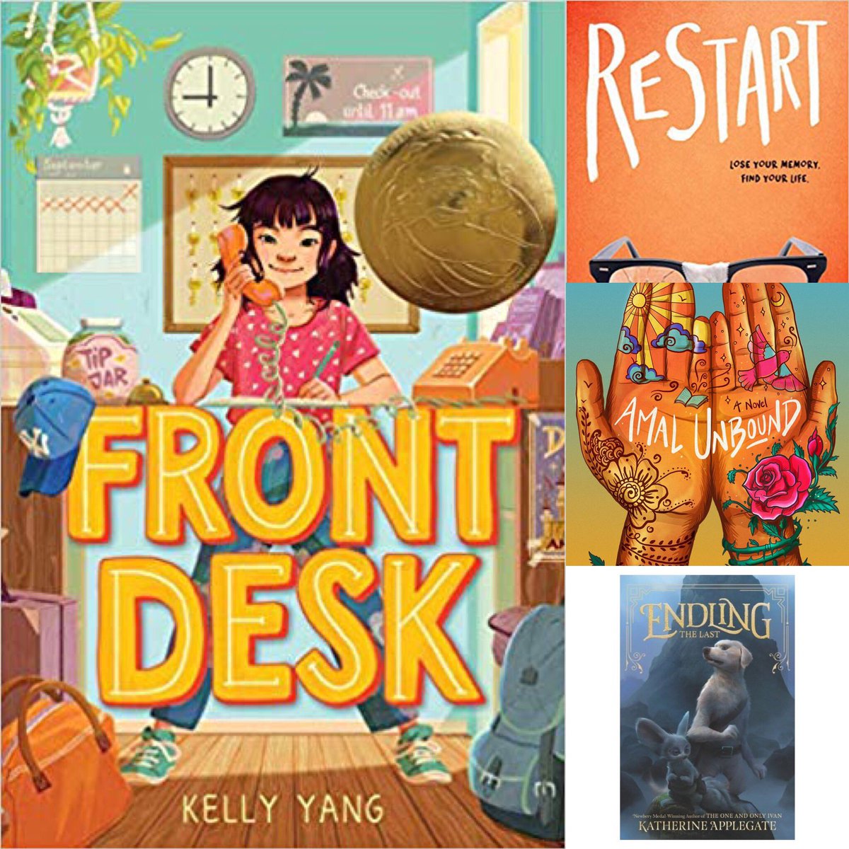 van_tastic6's tweet image. TY @kellyyanghk @gordonkorman @kaaauthor @aishacs for my my read alouds this year. My #rooneyranch #jeffcoschool Ssthis would  cheer and react aloud in response to these 4 diverse main characters-learning something each time we picked it up.  What can we read for the last 8 days!