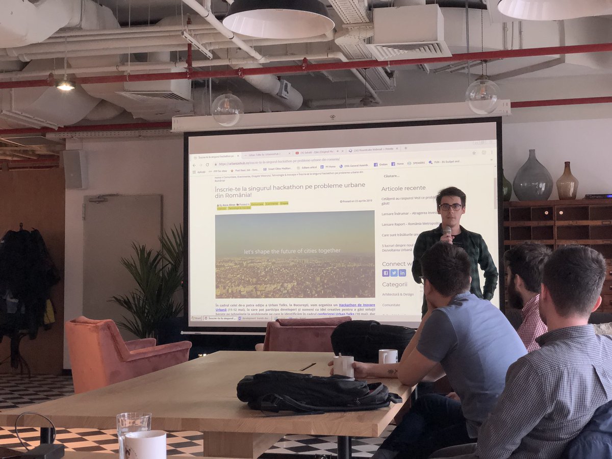beontimeio's tweet photo. We are starting The Urban Innovation Hackathon by @UrbanizeHub. Let's see what we can do for the cities of the future. 🚌 https://t.co/Ud7WTU6KZG