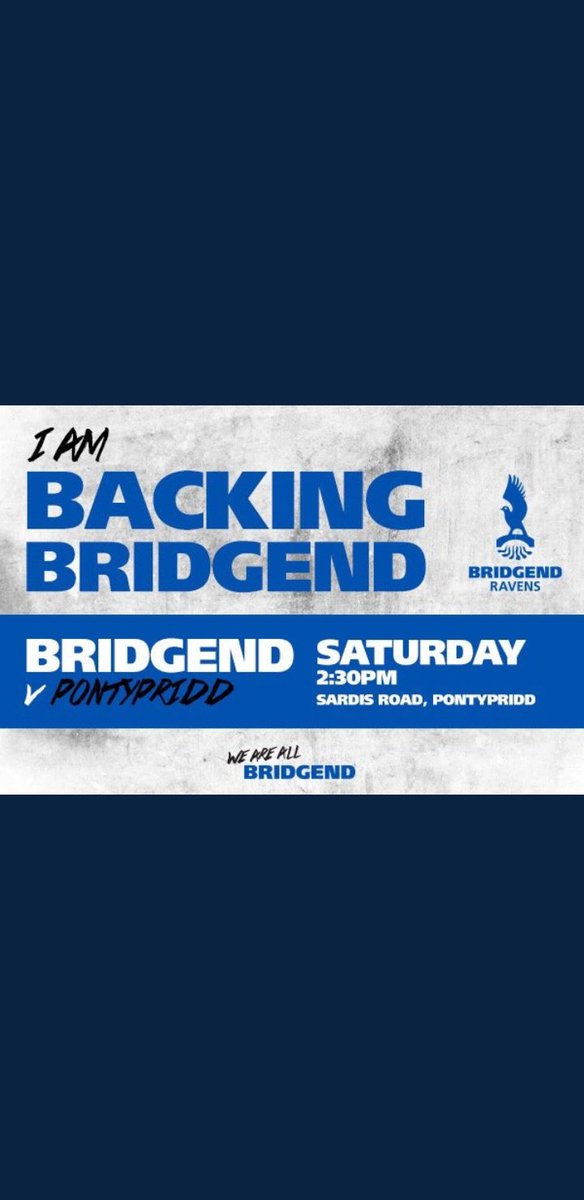 GarethTaylor10's tweet photo. Massive game for @bridgendravens today, we are all behind you. Wear that famous shirt with pride and give your all!! Let's do this!! Let's do this! 🇭🇳💙👊 #WeAreAllBridgend #doitforDerek&amp;Sam #BackingBridgend #welshpremiership #rugby https://t.co/tkorQRutYq