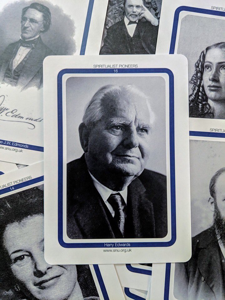 SpiritualistSNU's tweet photo. Harry Edwards was probably the most sought-after healer of the 20th century. An inspiration to many then and now. He was also an advocate for absent healing something which we can all do for the benefit of others. #HealingAwarenessWeek SNU Pioneer Cards https://t.co/sGo0z4fezt https://t.co/9JPrTZwl9j