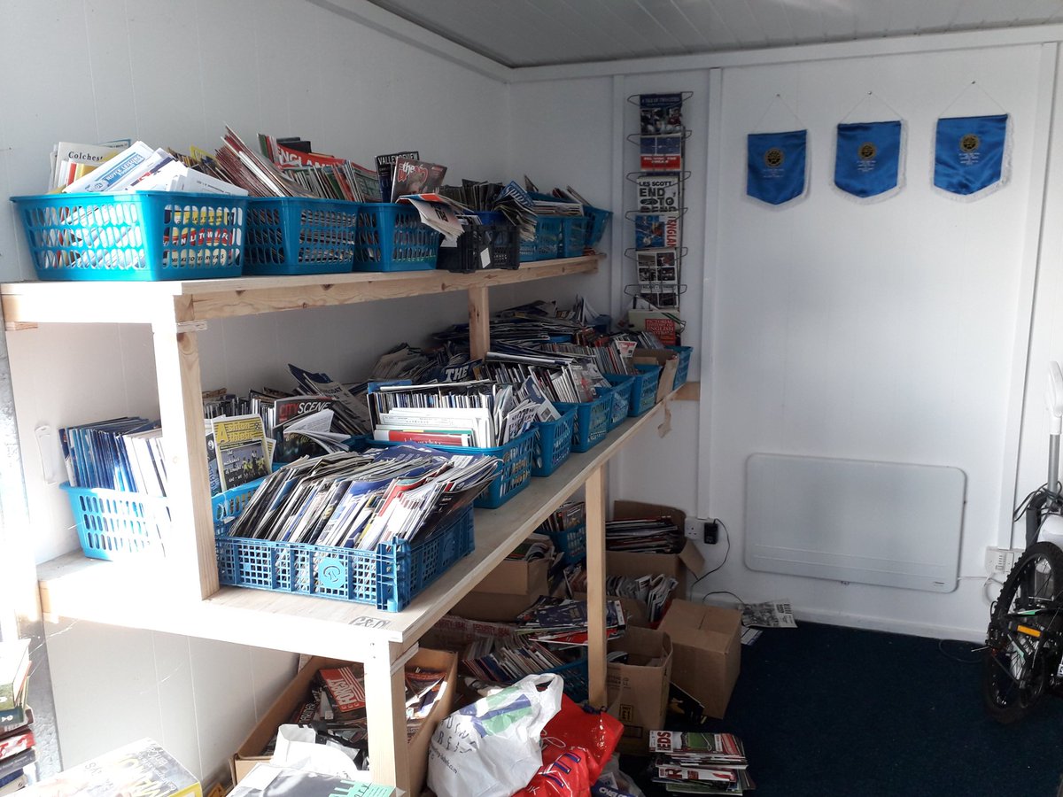 SteH1981's tweet photo. Been down to the @StaveleyMWFC programme emporium..you name it we've probably got it...next job #invetory 😐 https://t.co/LxiiZkplGL