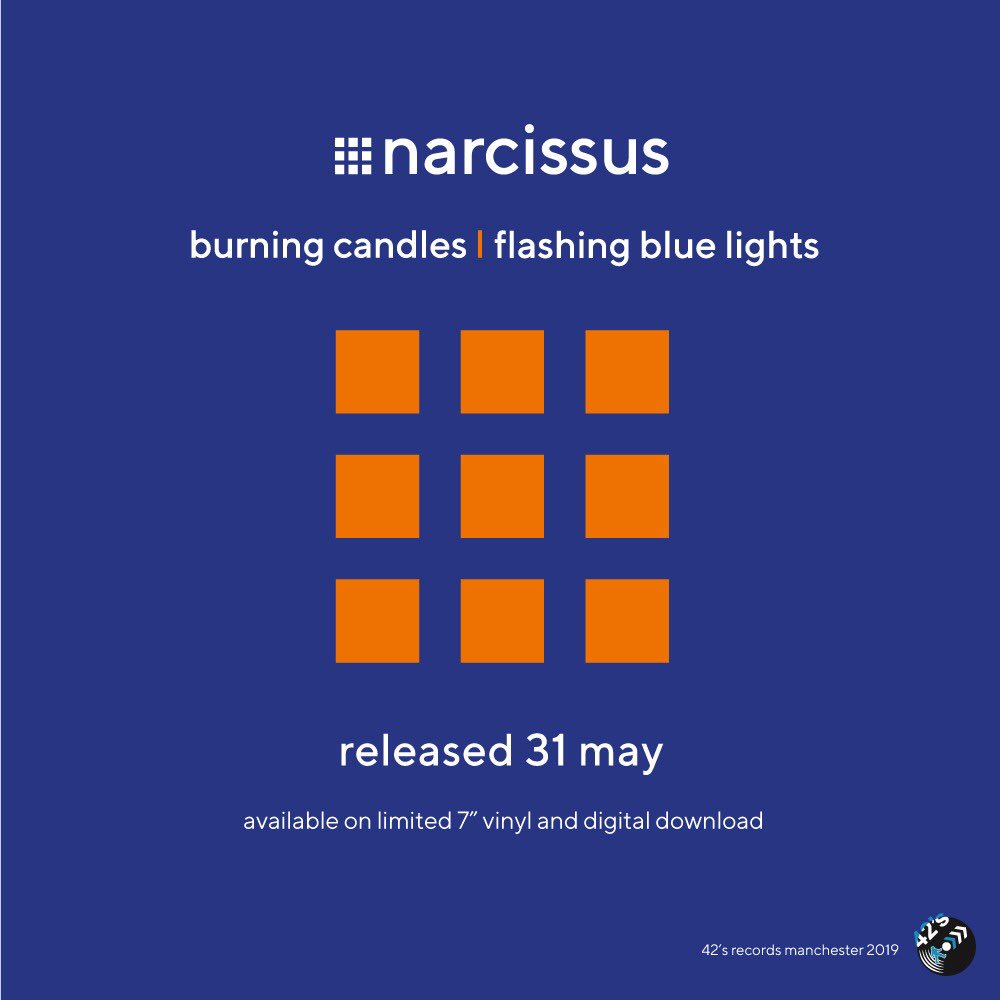 So very proud to announce the <a href="/narcissushq/">𝗻𝗮𝗿𝗰𝗶𝘀𝘀𝘂𝘀</a> single will be released via <a href="/42_records/">42’s Records</a> on 31.05.19. A long time in the making &amp; so many people to thank but you know who you are! Please show some love &amp; pre save it at the links below X

distrokid.com/hyperfollow/na…

distrokid.com/hyperfollow/na…