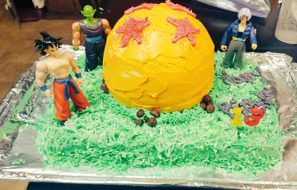 A fun birthday cake I made for a very lucky young man I know. It's going to be his lucky number 13! #MayIsABusyBirthdayMonth #HeIsFinallyATeen