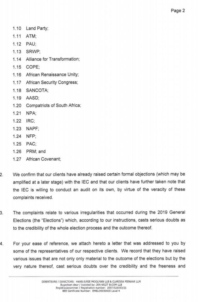BrentJvV's tweet photo. 📍Attention South Africa: These allegations about the 2019 General Election irregularities cause serious doubts over the credibility, freeness &amp; fairness of the voting process.

#SAElectionResults2019 #Gauteng #Election2019Results #ElectionResults #IEC https://t.co/P4N9Z9MBpa