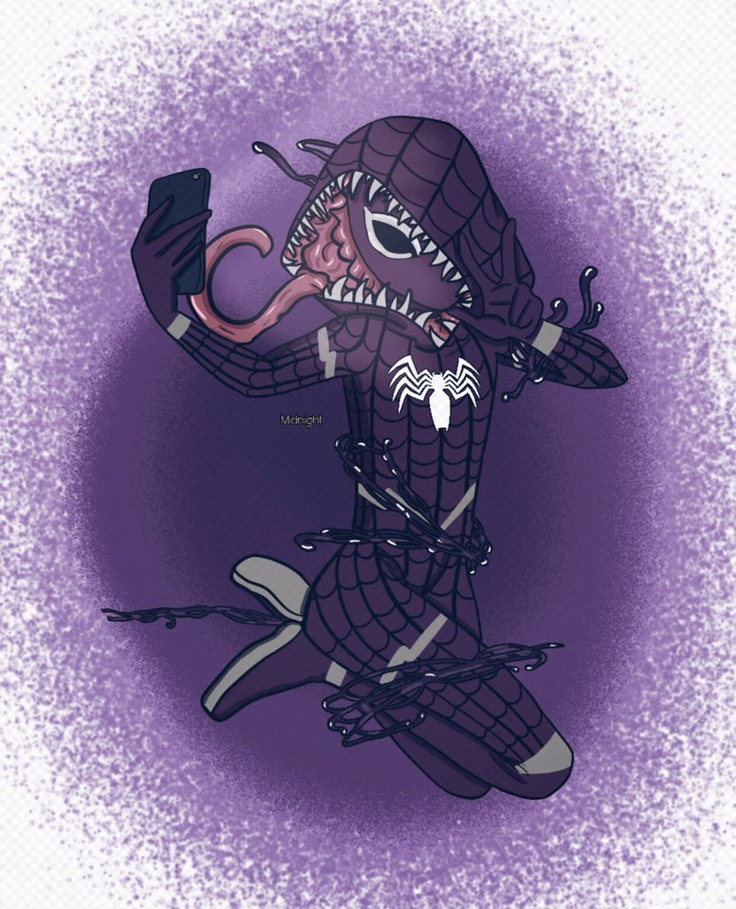 OfToxicWebs's tweet photo. || Concept art of Benji’s Toxin suit.

-Made with IBIS Paint X https://t.co/9j8ji5wZbm