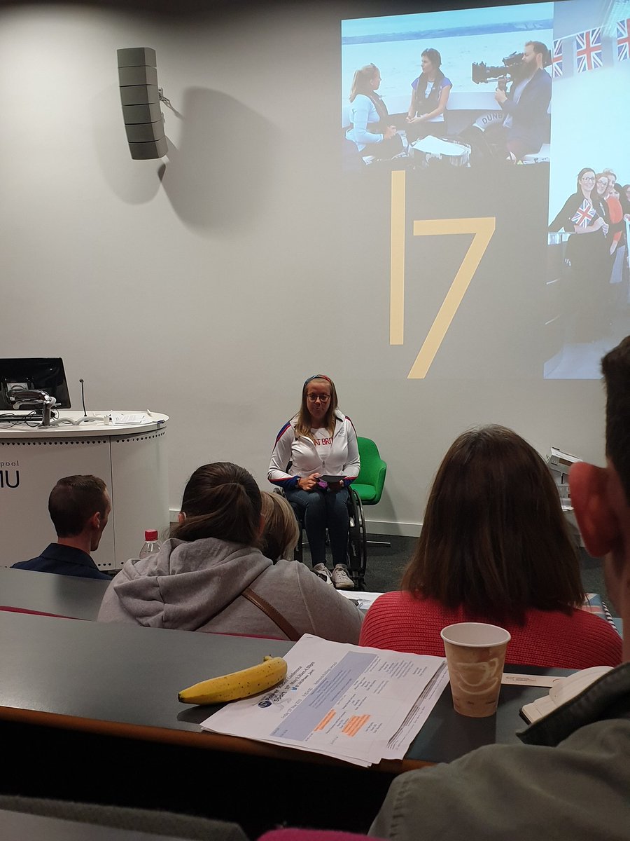 AEHardwick13's tweet photo. Had a brilliant time at the @LJMUPower_Sport conference yesterday. Interesting and engaging opening keynote from @HCDream2012 and it was lovely to watch two of my coursemates presenting! Great job organising @ColinLewis1989 nice to have a little catch up too! https://t.co/zPX6089YUv