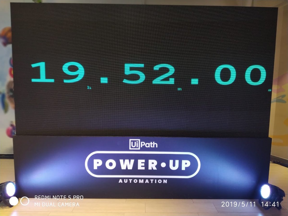 akash_saheb's tweet image. #PowerUpAutomation @TejusVenkatesh @UiPath The clock is ticking, the hours are going by. Will it be easy?
