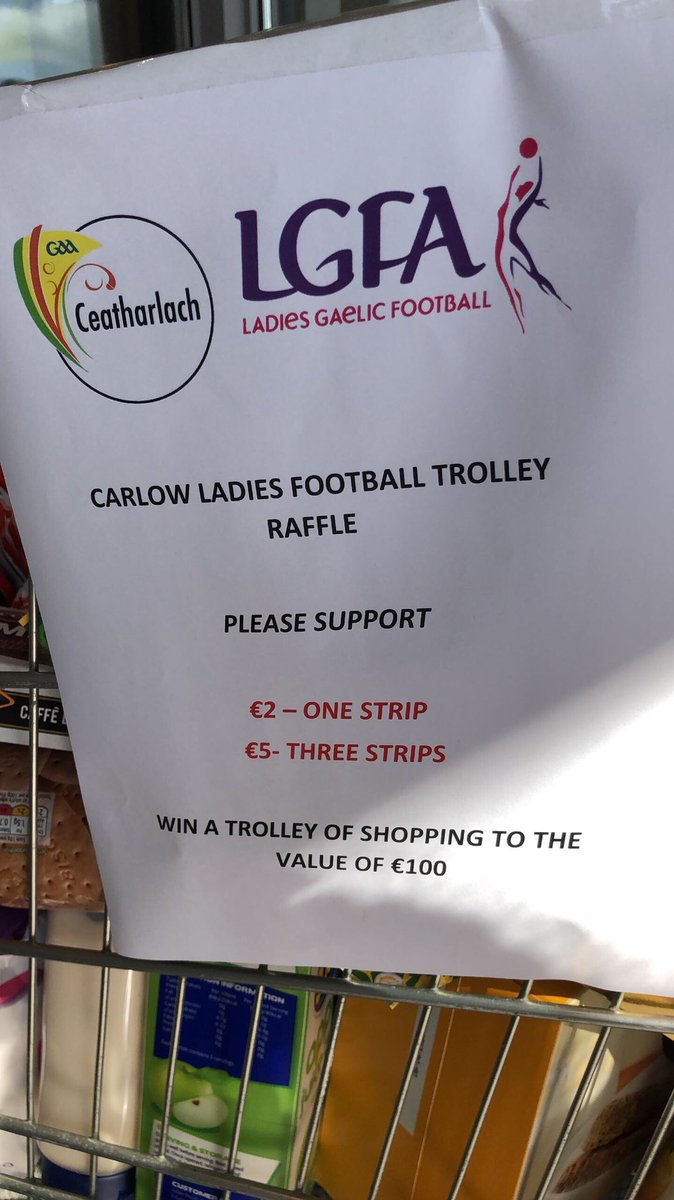 Please support our fundraiser today in SuperValu Sandhills to be in with a chance of winning a trolley of shopping worth €100 🛒🛍🇬🇳