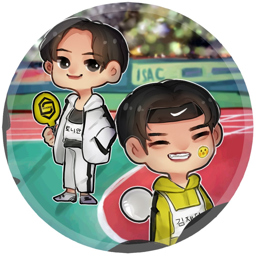 OK839's tweet photo. More #toduck I commis-ed 
Toduck ISAC AU 
By : @jinnamonrolls_

THANKYOU SOMUCH TO PORTRAYED MY IMAGINATION THIS CUTE HUHUUUU 

I wish 1st gen idols can participate to this event lmao 
But for their knees sake, don't https://t.co/fvhOCwGWjA