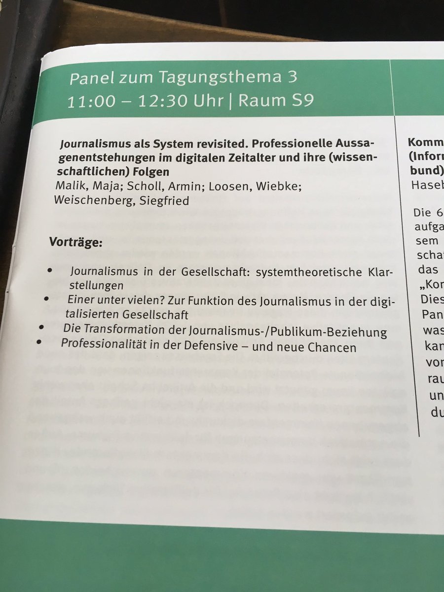 Die Funktion des Journalismus: es gibt sie noch! Maja Malik in unserem Panel auf der #dgpuk2019